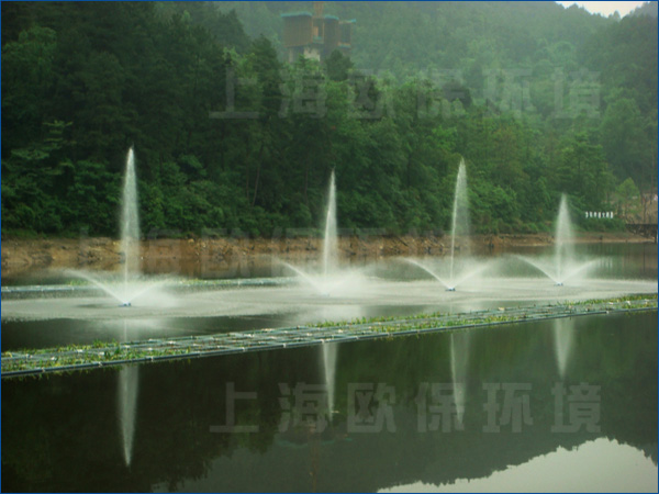 水庫治理,浮水噴泉