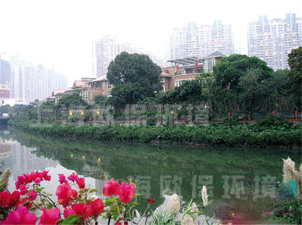 浮水噴泉,河道治理