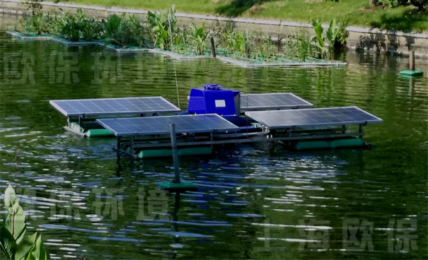 解層式太陽能曝氣機在市政河道中應用