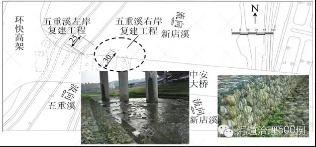 新店溪五重溪匯流處護(hù)岸復(fù)建工程布置