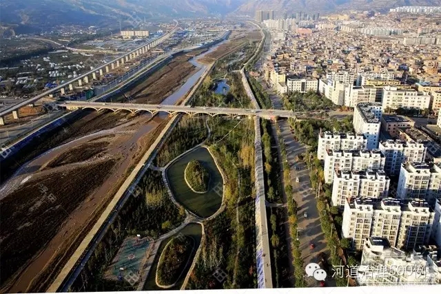 利用河灘空地建造運動場與公園