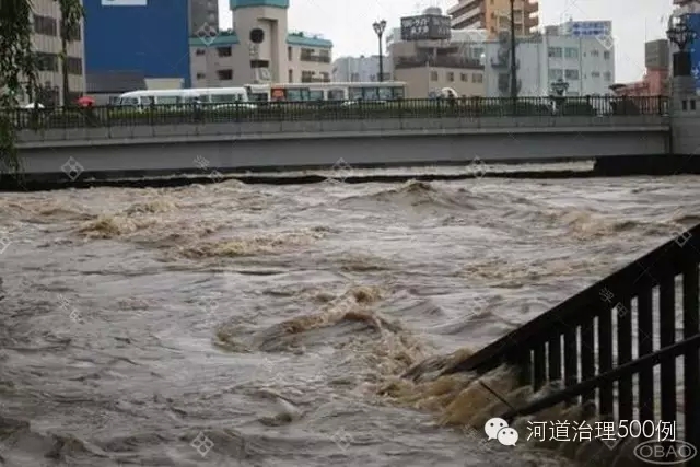 栃木縣洪水泛濫場景